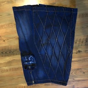 Fun denim skirt
